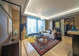 中式65平一室簡(jiǎn)潔裝修效果圖